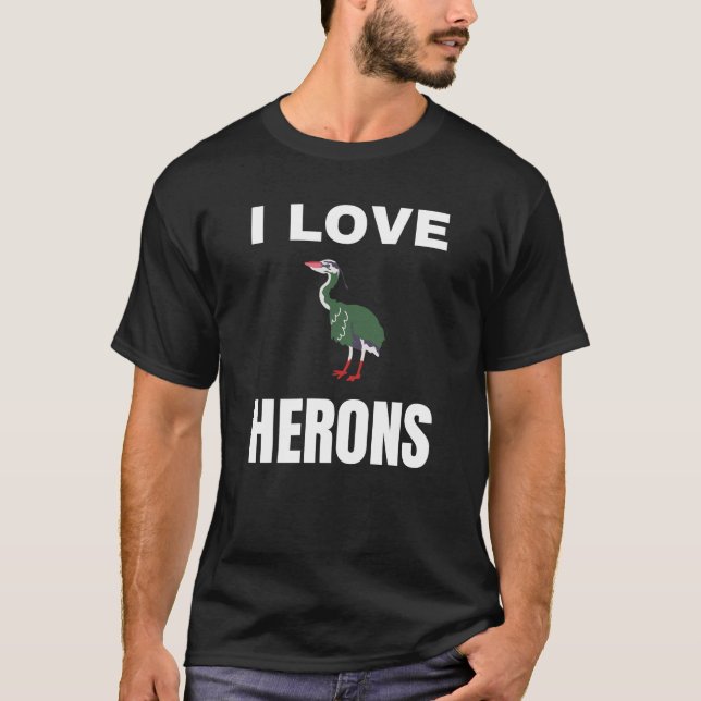 Camiseta Me encantan los Herones (Anverso)