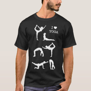 Camiseta Me encantan los hombres de yoga