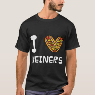 Camiseta Me encantan los Hotdogs de Weiners Frankfurter Wie