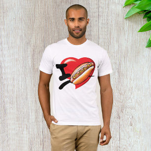 Camiseta Me encantan los Hotdogs Mens T-Shirt