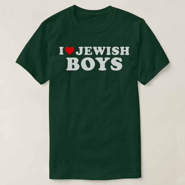 Camiseta Me encantan los judíos chicos (Diseño del anverso)