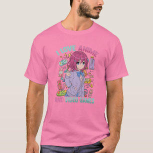Camiseta Me Encantan Los Juegos De Animales Y Videojuegos -