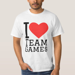 Camiseta Me encantan los juegos de equipo