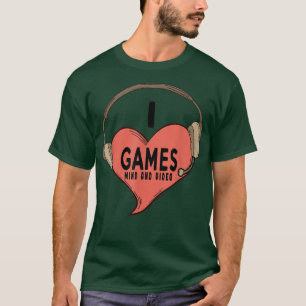 Camiseta Me encantan los juegos de la mente y los videojueg