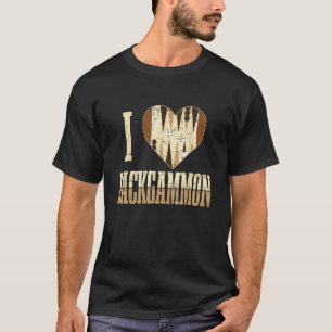 Camiseta Me encantan los juegos de mesa de Backgammon