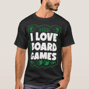 Camiseta Me encantan los juegos de mesa regalo Juego de jue
