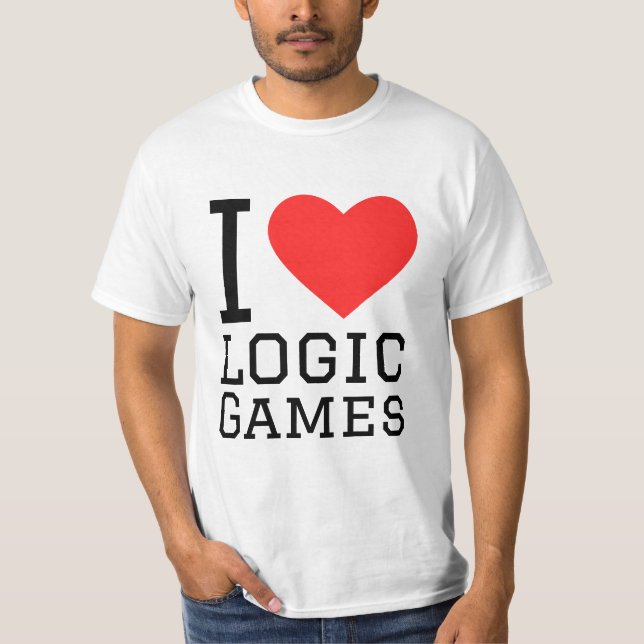 Camiseta Me encantan los juegos lógicos (Anverso)