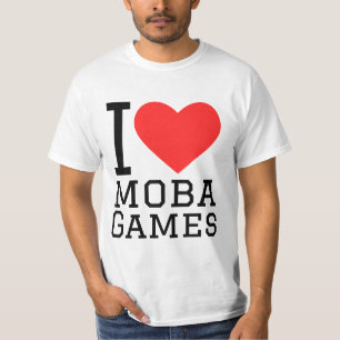 Camiseta Me encantan los juegos moba