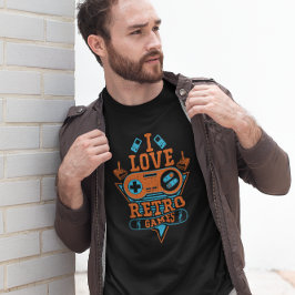Camiseta Me encantan los juegos retro - Videojuego