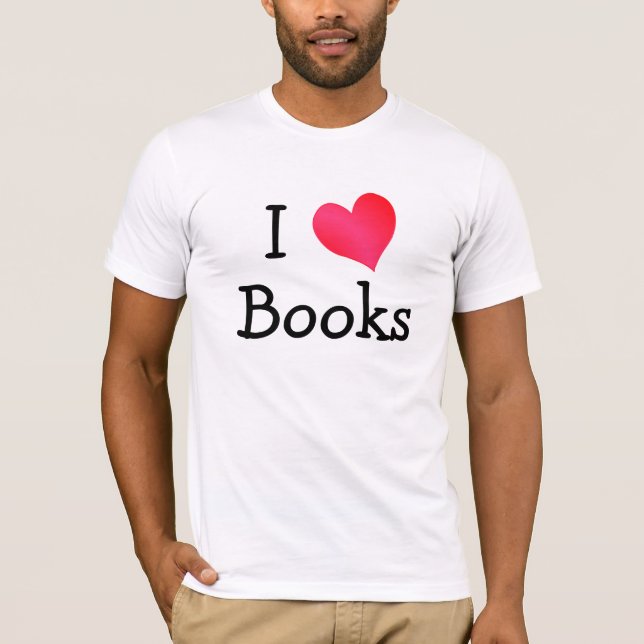 Camiseta Me encantan los libros (Anverso)