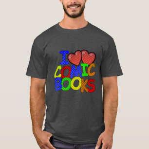Camiseta Me encantan los libros de historietas