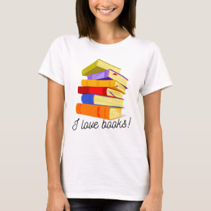 Camiseta Me encantan los libros T-Shirt