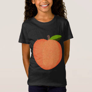 Camiseta Me encantan los melocotones - melocotón brillante