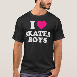 Camiseta Me encantan los niños de patinaje 17