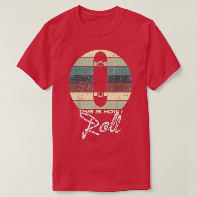 Camiseta Me encantan los niños de patinaje así es como hago (Diseño del anverso)