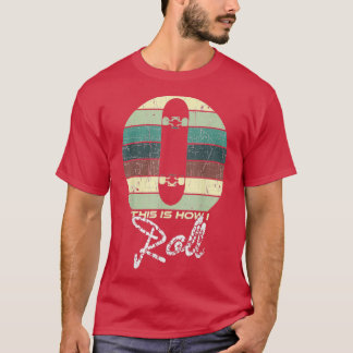 Camiseta Me encantan los niños de patinaje así es como hago