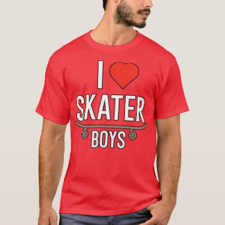 Camiseta Me encantan los niños del patinaje