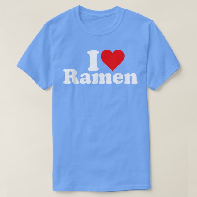 CAMISETA ME ENCANTAN LOS NOODLES JAPONESES DE RAMEN (Diseño del anverso)