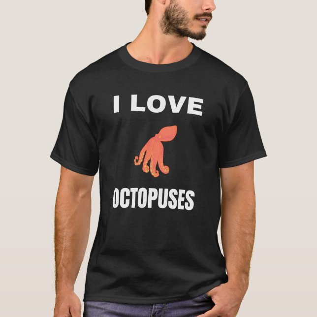 Camiseta Me encantan los Octopuses (Anverso)
