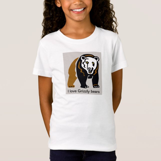 Camiseta Me encantan los OSOS GRIZADOS - Amante de los anim (Anverso)