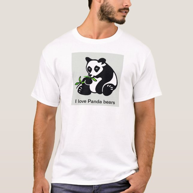 Camiseta Me encantan los osos panda - Guerrero de la vida s (Anverso)