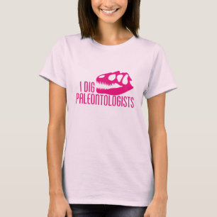 CAMISETA ME ENCANTAN LOS PALEONTÓLOGOS