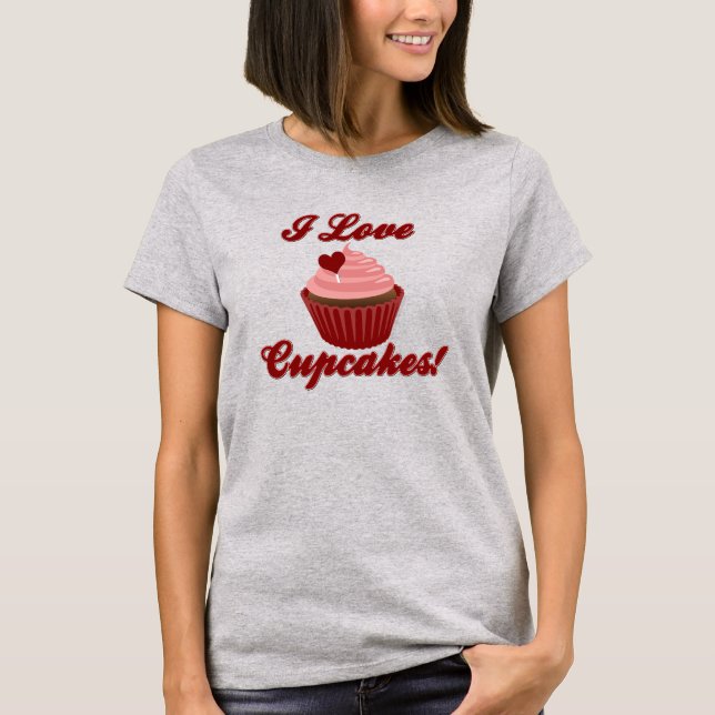 Camiseta Me encantan los pasteles (Anverso)