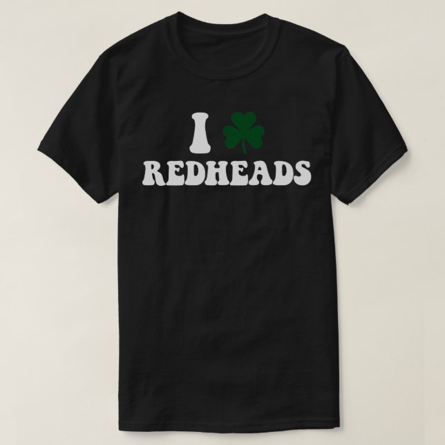 Camiseta Me encantan los pelirrojos irlandeses, bebés, día  (Diseño del anverso)