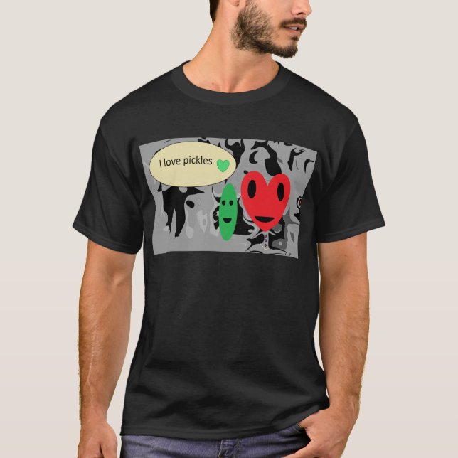 Camiseta Me encantan los pepinillos (Anverso)