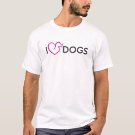 Camiseta me encantan los perros