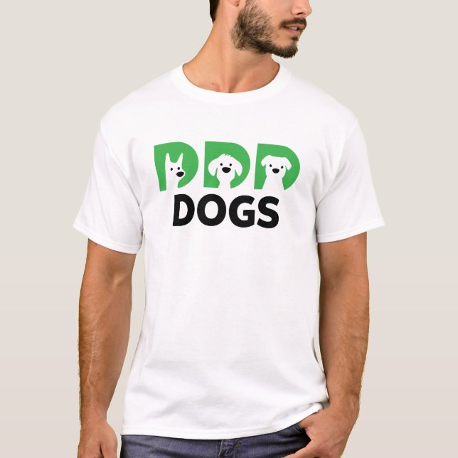 Camiseta me encantan los perros (Anverso)
