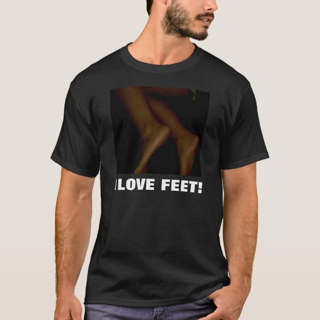 CAMISETA ¡ME ENCANTAN LOS PIES! (Anverso)