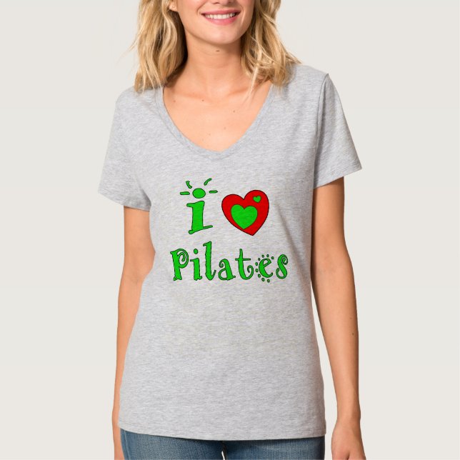 Camiseta Me encantan los Pilates - Las mujeres son los pila (Anverso)