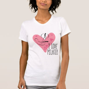Camiseta ME ENCANTAN LOS PILATES Pose con una bola