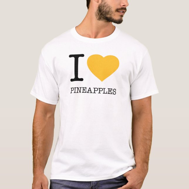 CAMISETA ME ENCANTAN LOS PINEAPPLES (Anverso)