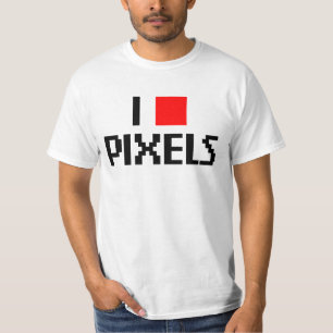 Camiseta Me encantan los píxeles