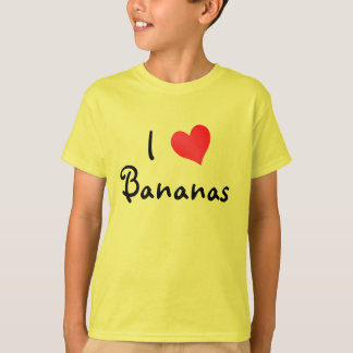 Camiseta Me encantan los plátanos