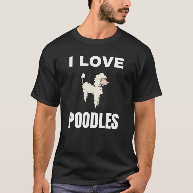 Camiseta Me encantan los podles (Anverso)