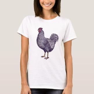 Camiseta Me encantan los pollos de rock de Plymouth - gallo