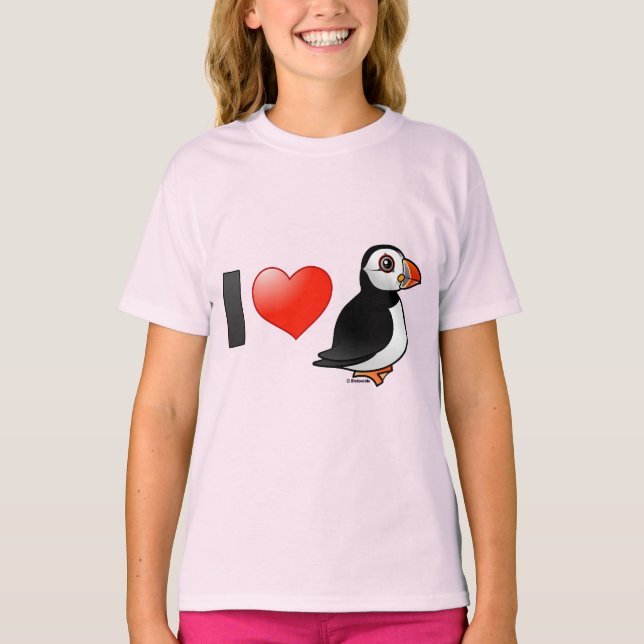 Camiseta Me encantan los Puffins (Anverso)
