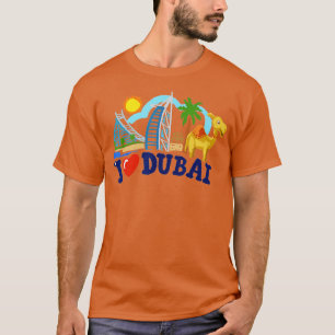 Camiseta Me encantan los rascacielos de los Emiratos Árabes