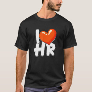 Camiseta Me encantan los recursos de recursos humanos