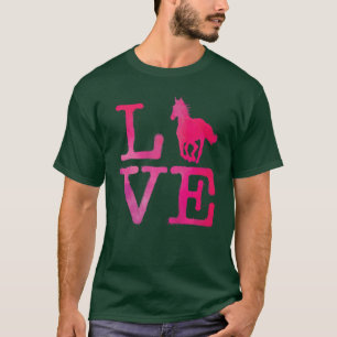 Camiseta Me encantan los regalos de Carreras de los caballo