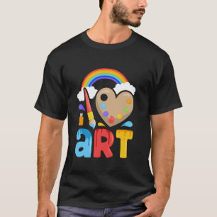 Camiseta Me encantan los regalos de pintura de artistas pin
