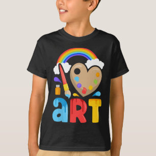 Camiseta Me encantan los regalos de pintura de artistas pin