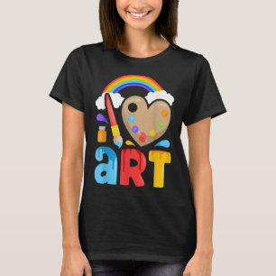 Camiseta Me encantan los regalos de pintura de artistas pin