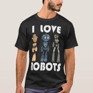 Camiseta Me encantan los robots