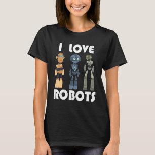 Camiseta Me encantan los robots