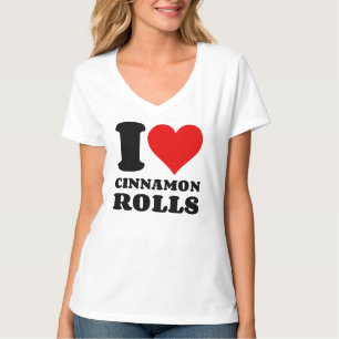 CAMISETA ME ENCANTAN LOS ROLLOS DE CINNAMÓN
