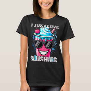 Camiseta Me encantan los Slushies Bebida refrescante divert